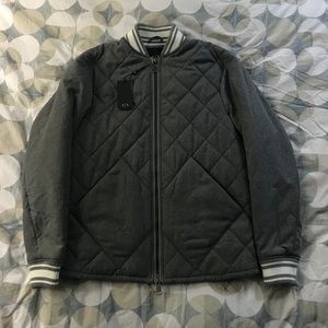 Armani Exchange quilted bomber jacket NWT